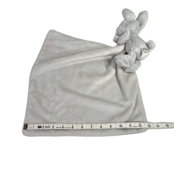 Little Jellycat Bashful Bunny Rabbit Lovey Security Blanket Stuffed Plush - Picture 8 of 9